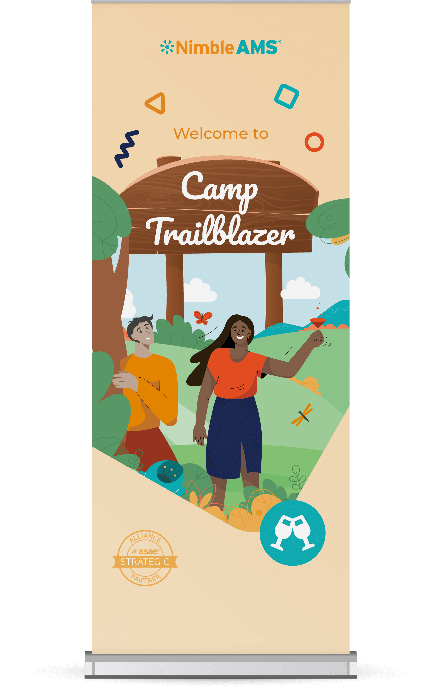 camp trailblazer banner